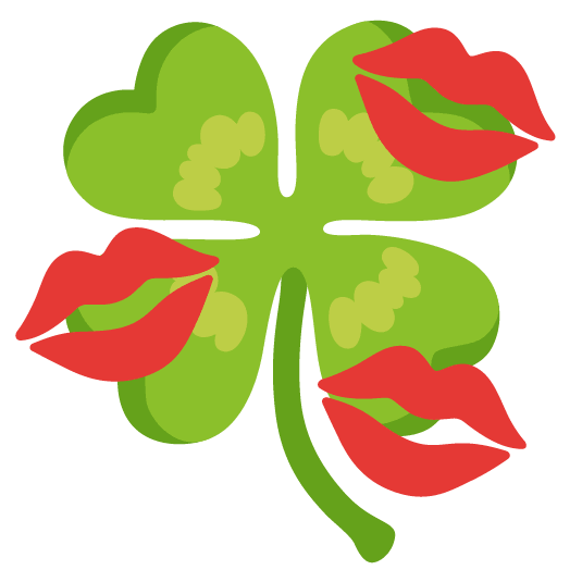 kiss four leaf clover
