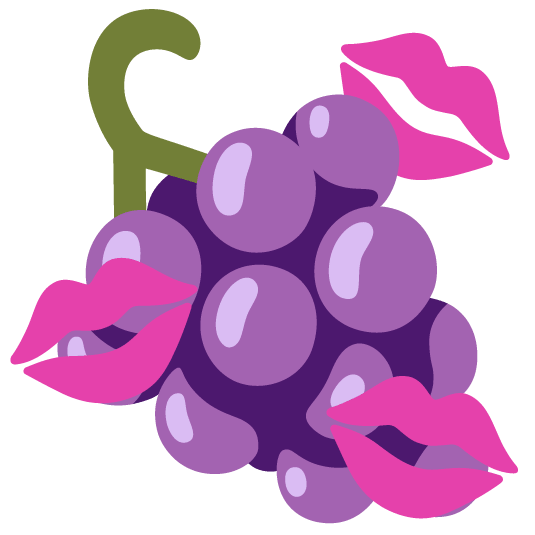 kiss grapes