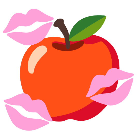 kiss apple