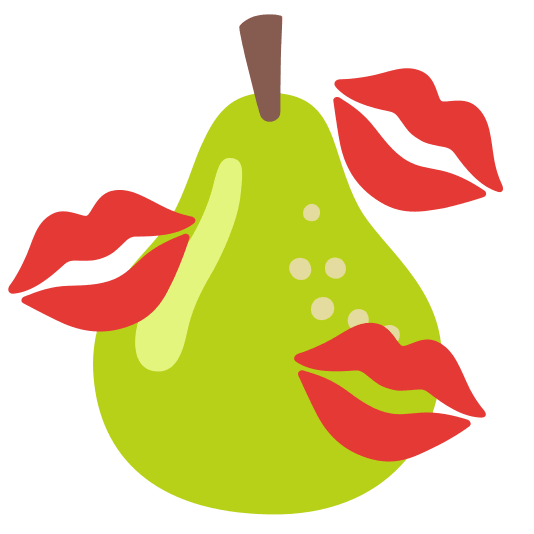 kiss pear