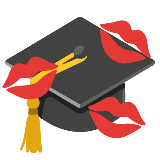 kiss mortar board