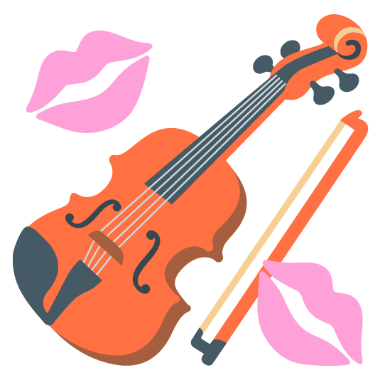 kiss violin