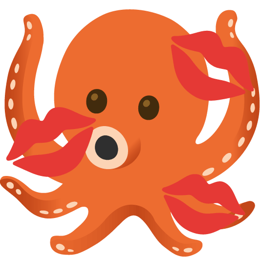 kiss octopus