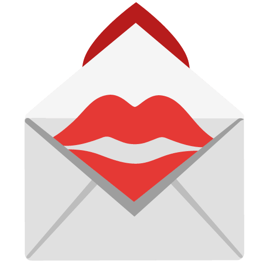 kiss love letter