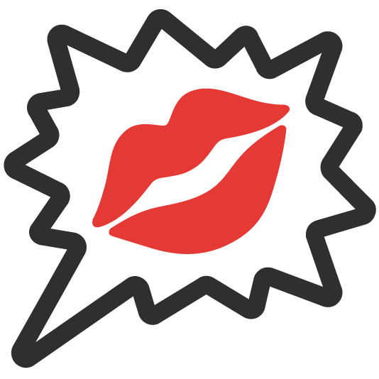 kiss right anger bubble