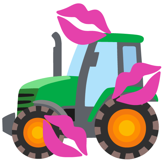 kiss tractor
