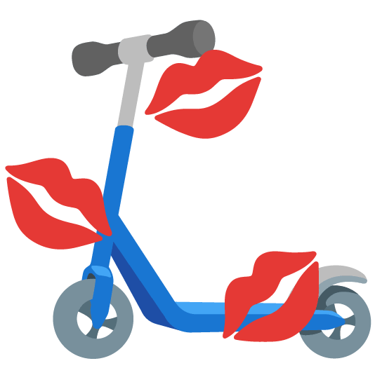 kiss scooter