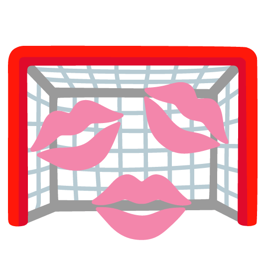 kiss goal net