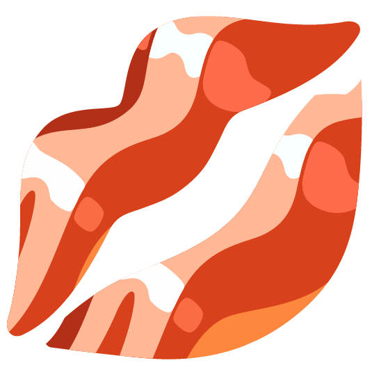 kiss bacon