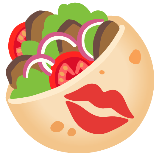 kiss stuffed flatbread