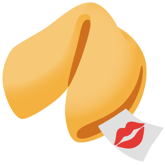 kiss fortune cookie