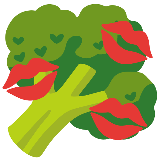 kiss broccoli