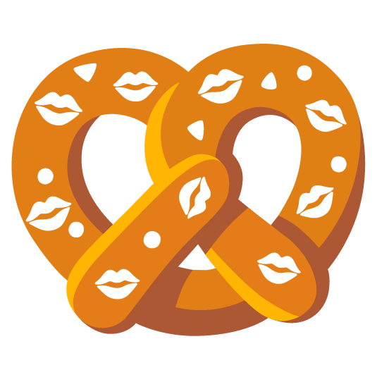 kiss pretzel