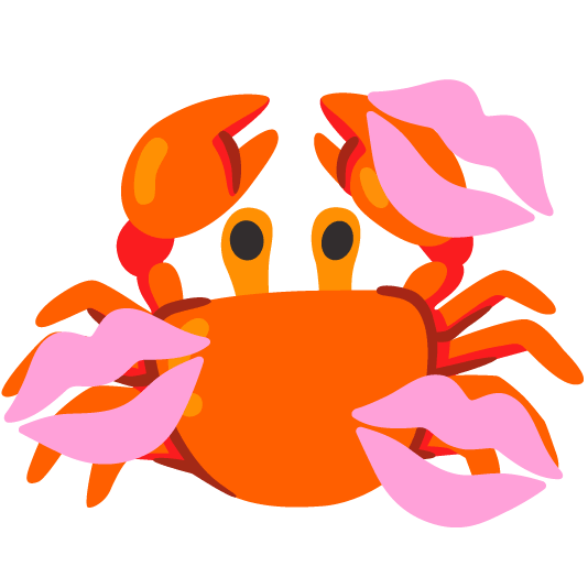 kiss crab