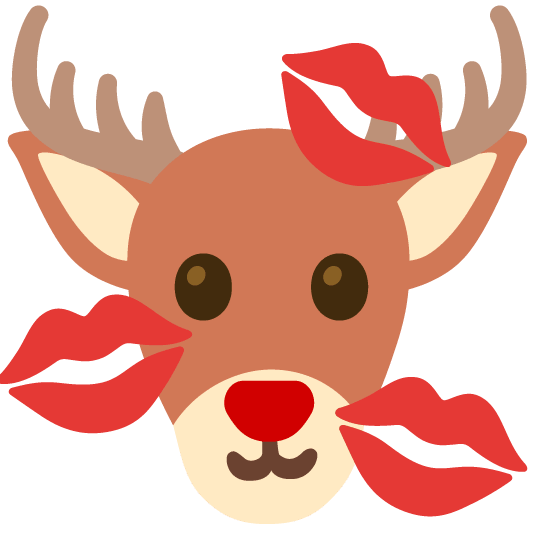 kiss deer