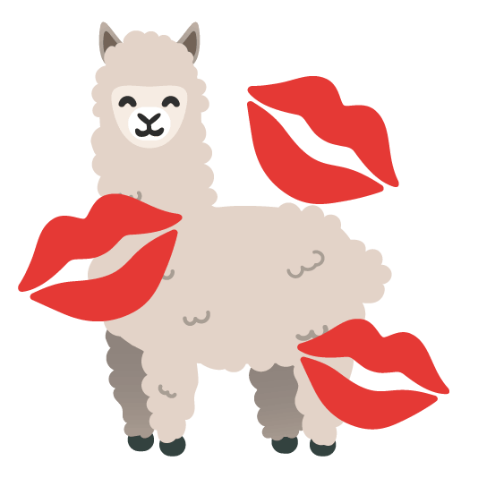 kiss llama
