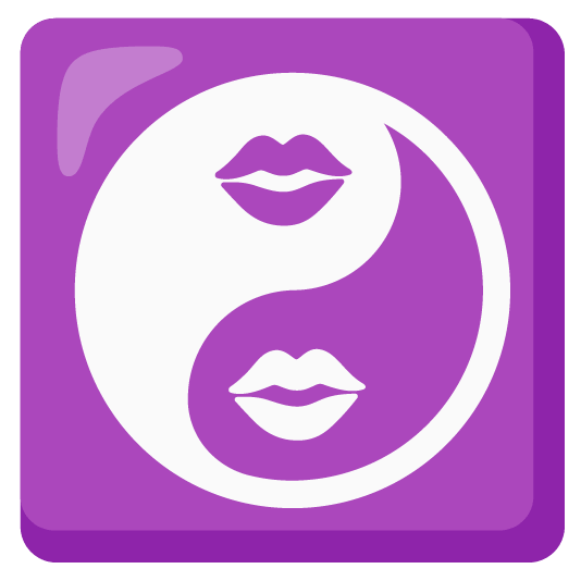 kiss yin yang