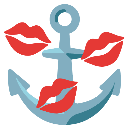 kiss anchor