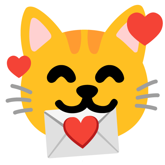 love letter cat
