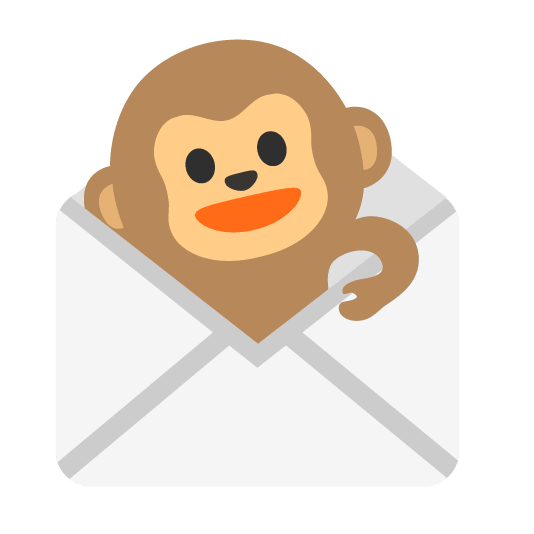 love letter monkey face