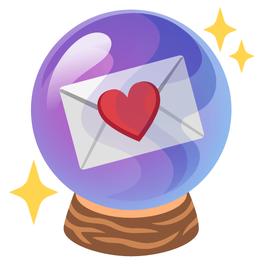love letter crystal ball