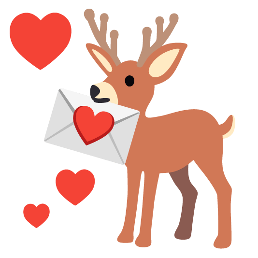 love letter deer