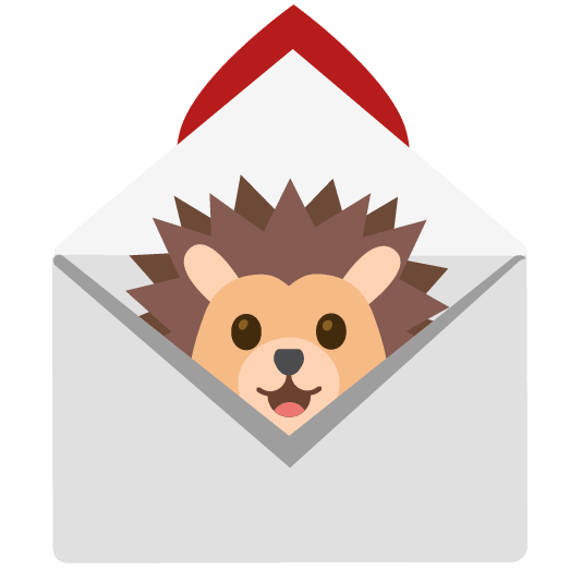 love letter hedgehog