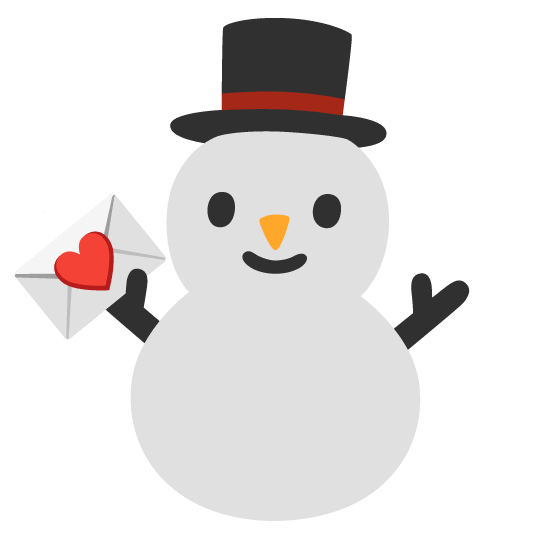 love letter snowman without snow