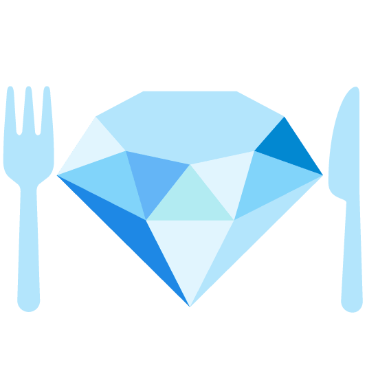 gem knife fork plate