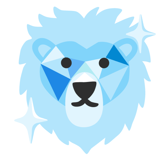 gem lion face