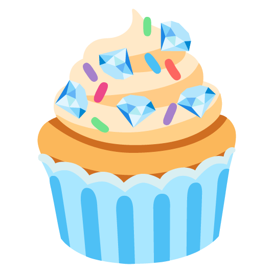 gem cupcake