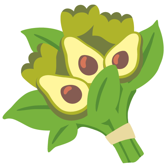 bouquet avocado