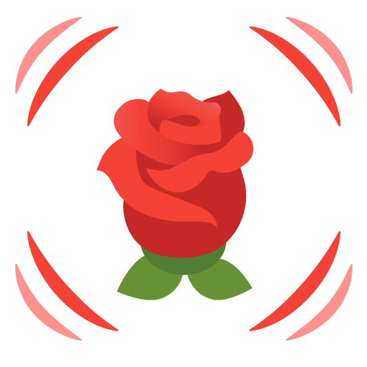 heartbeat rose