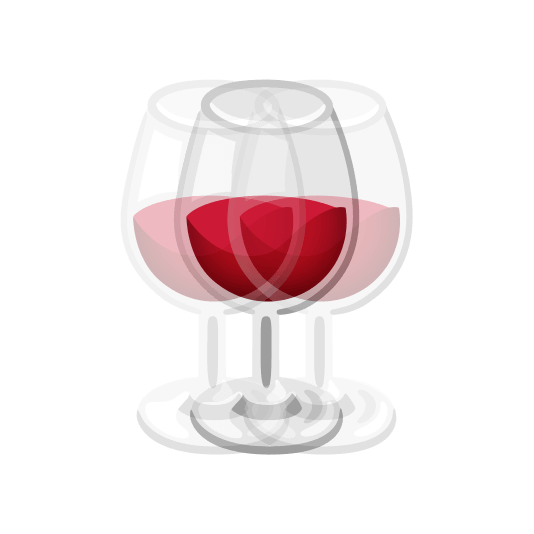 heartbeat wine glass
