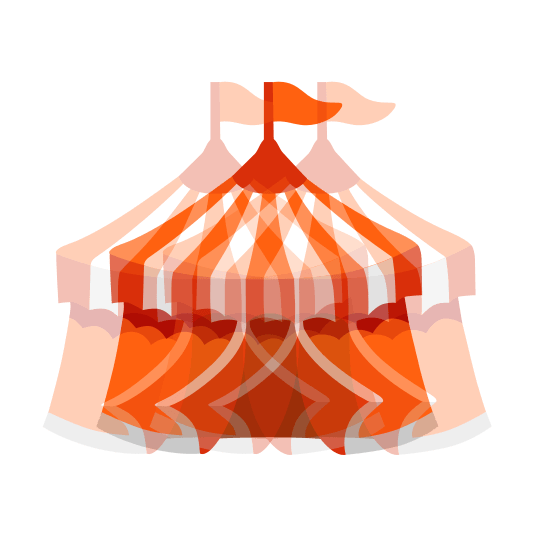 heartbeat circus tent