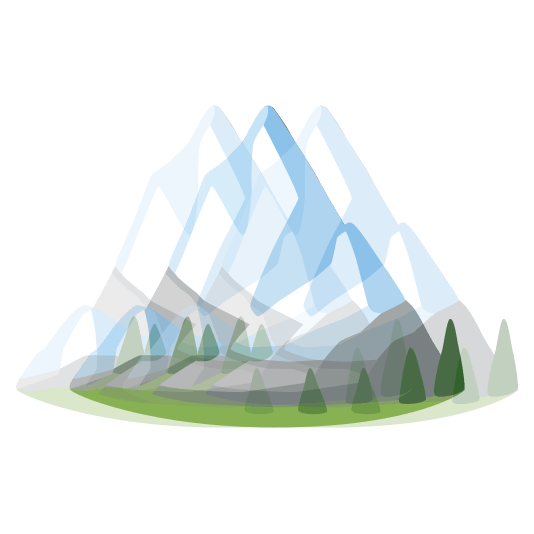 heartbeat snow capped mountain