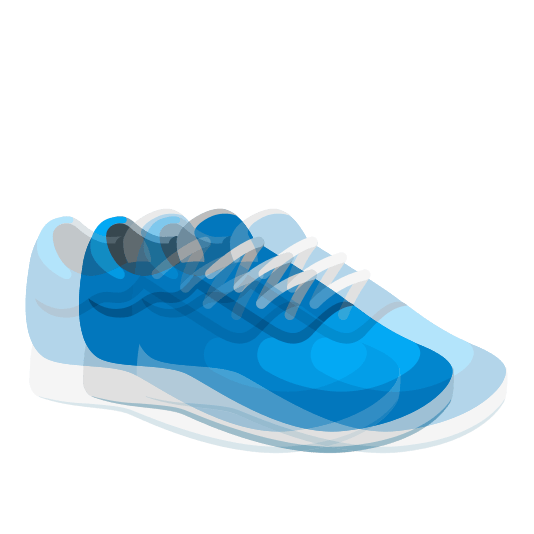 heartbeat athletic shoe