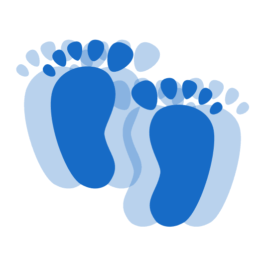 heartbeat footprints