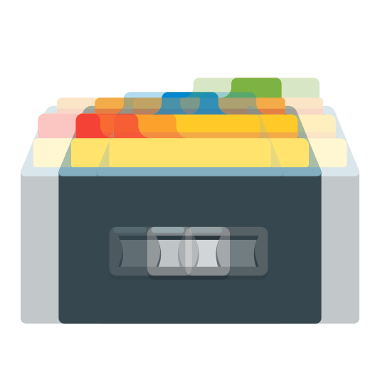 heartbeat card file box