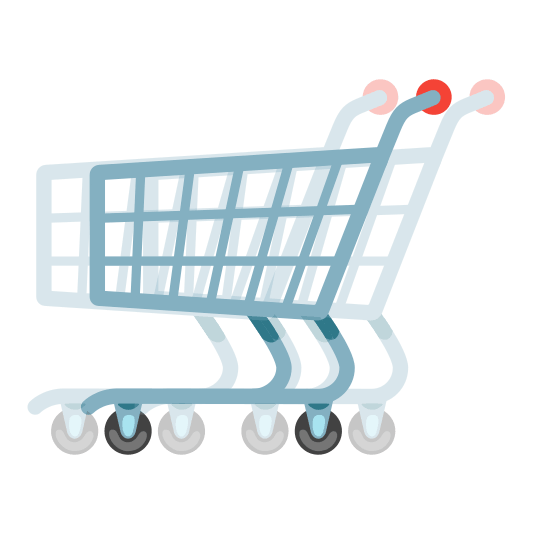 heartbeat shopping trolley