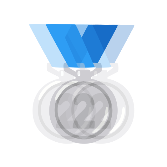 heartbeat second place medal
