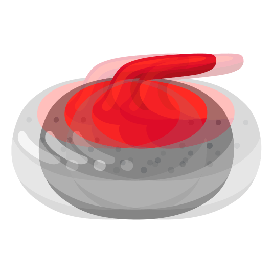 heartbeat curling stone