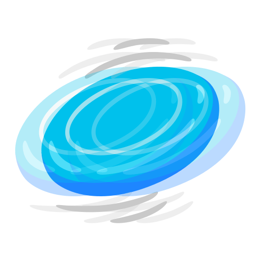 heartbeat flying disc