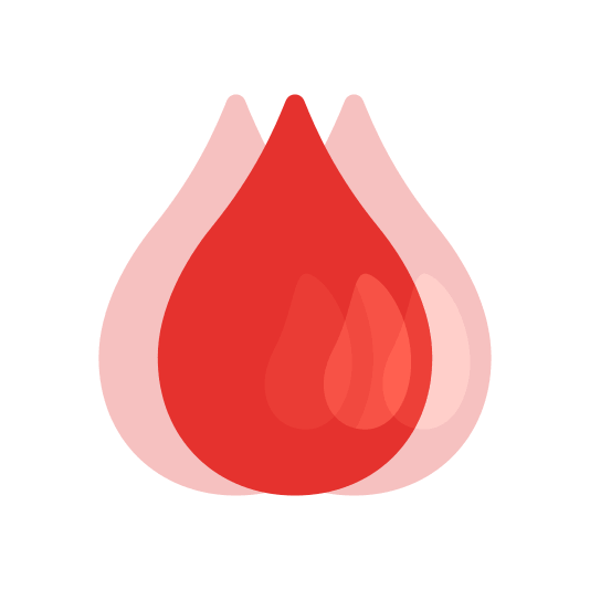 heartbeat drop of blood