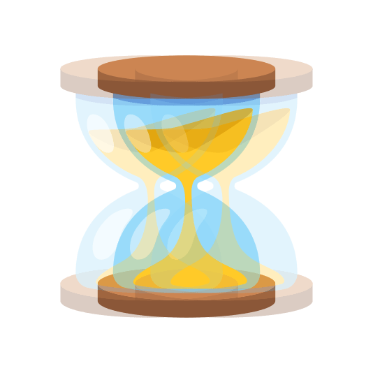 heartbeat hourglass flowing sand