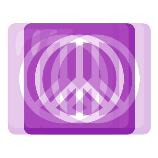 heartbeat peace symbol