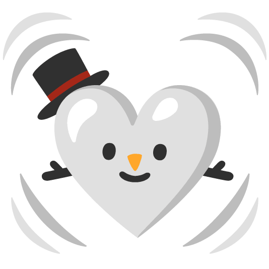 heartbeat snowman without snow