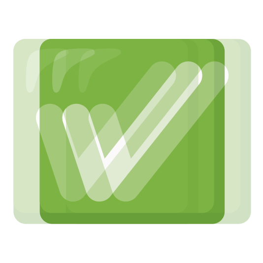 heartbeat white check mark