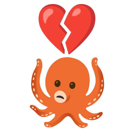 broken heart octopus