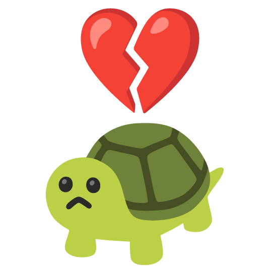 broken heart turtle